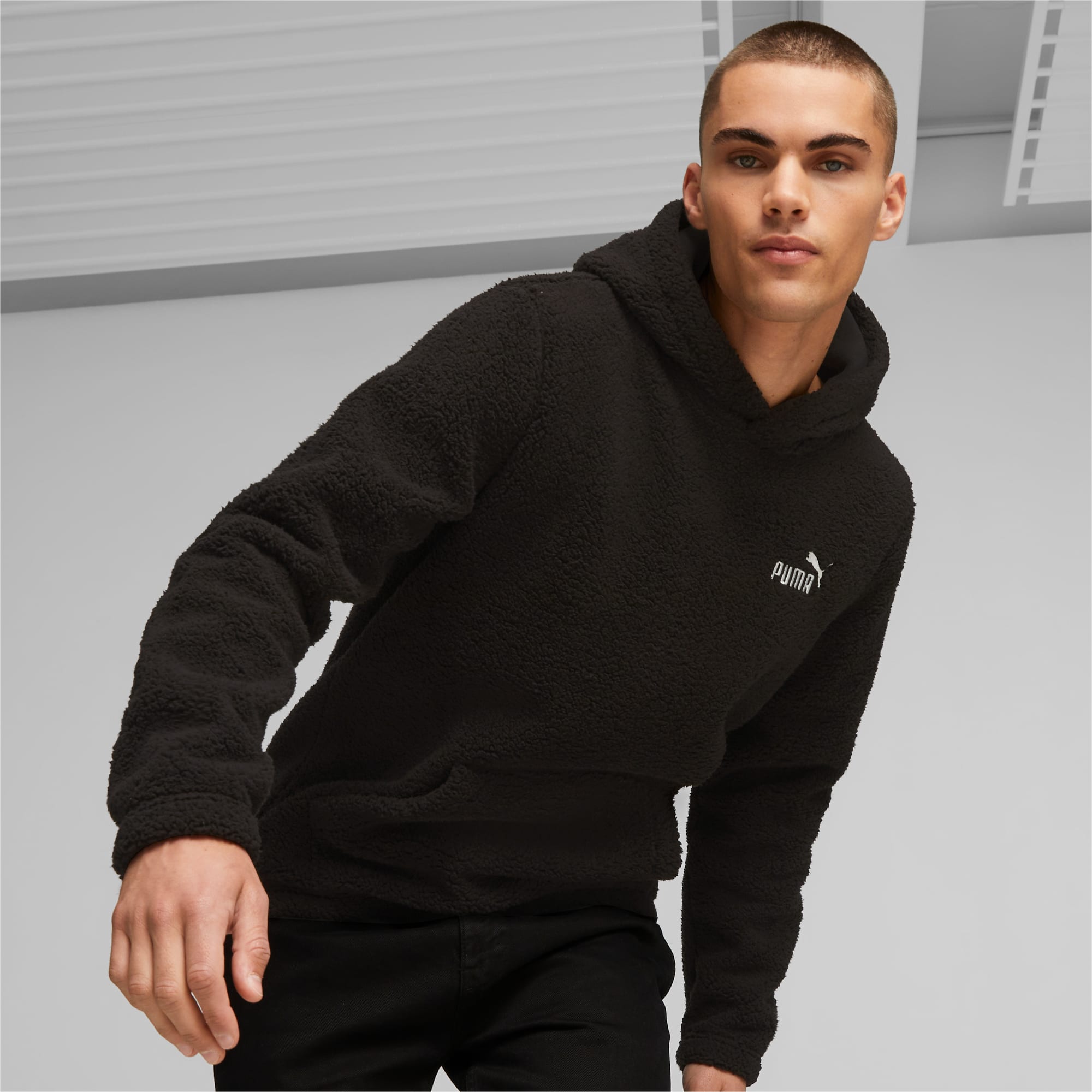 Puma sherpa hoodie hotsell